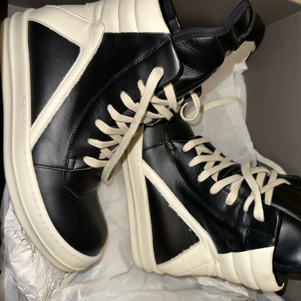 Rick Owen’s Geo Basket Sneakers - Picture 5 of 8